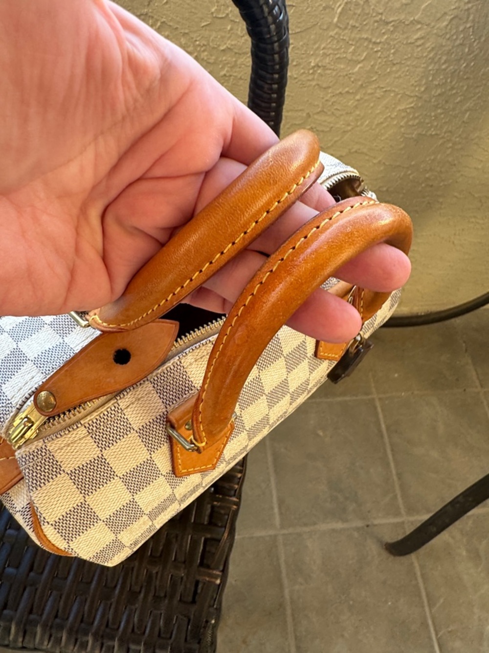Louis Vuitton speedy 25 Damier Azur Authentic - Picture 8 of 10
